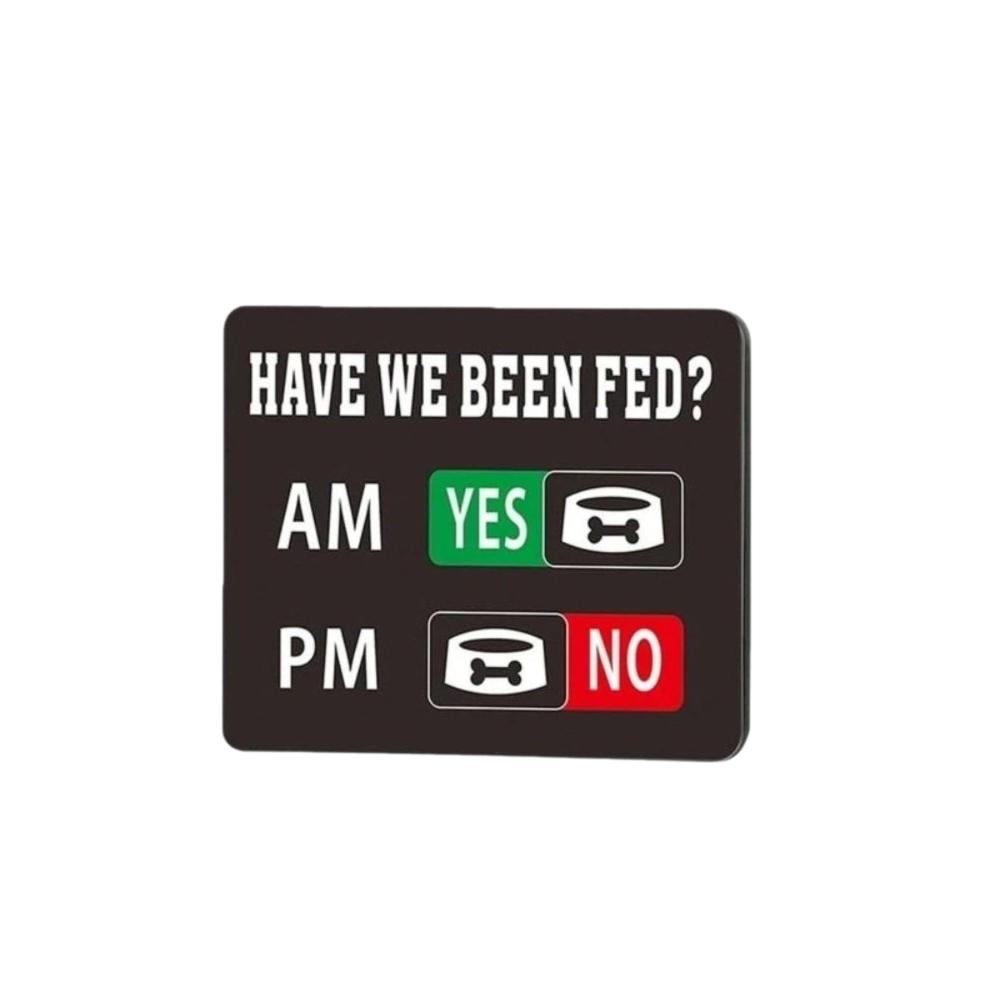 Slider Sign Feeding Reminder Sign Wooden Dog Feeding Reminder Stickers  Kitchen Organization