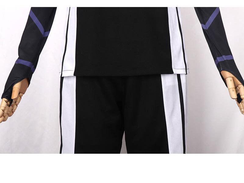 Blue Lock Anime Cosplay Jersey: Kiyoshi Ichi, Meguru Bachira, Hyoma Chigiri, Rensuke Kunigami