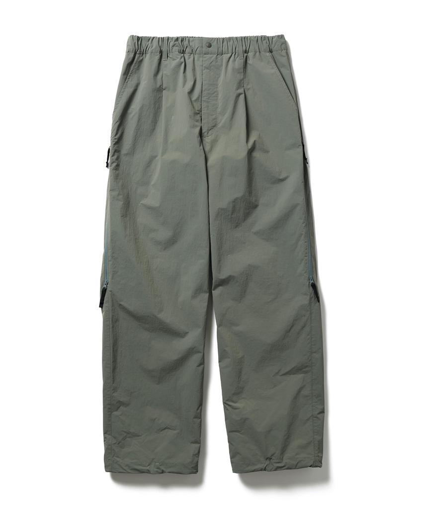 Snow Peak Pants Nylon Tussah Utility Storage Pants Size L LIGHT OLIVE Festival Camping Outdoor PA-25SU006