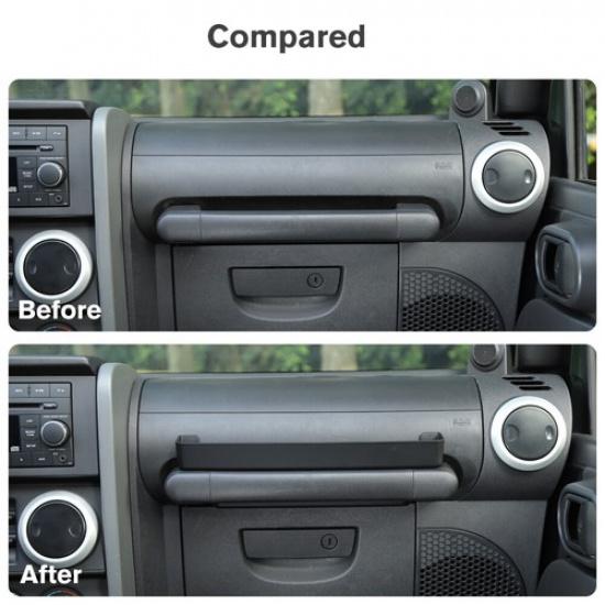 Co-pilot Handle Storage Box Tray for Jeep Wrangler JK 2007-10 Black Accessories