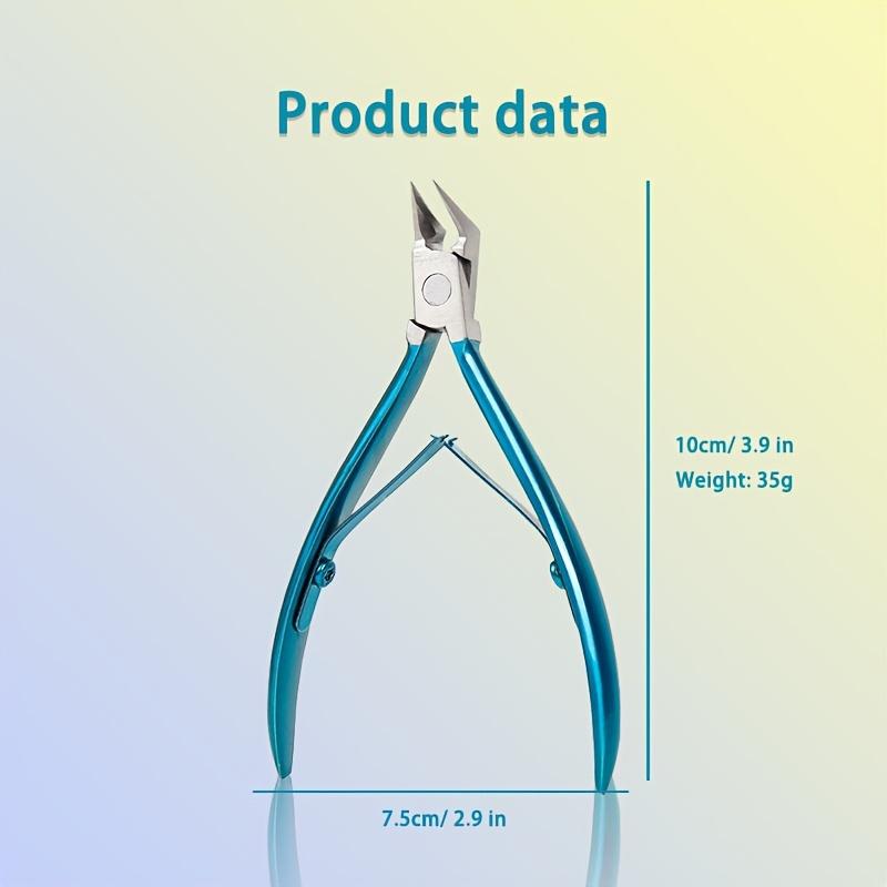 1 Piece Professional Stainless Steel Thick Nail Clippers - Sharp And Durable Blades, Comfortable Grip, Great For Ingrown Nails