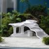 Vintage Temple Aquarium Hideout, 3D Printed Fish Tank Cave Tunnel, Under Gravel Fish Tunnel for Shrimp Corydoras Pleco