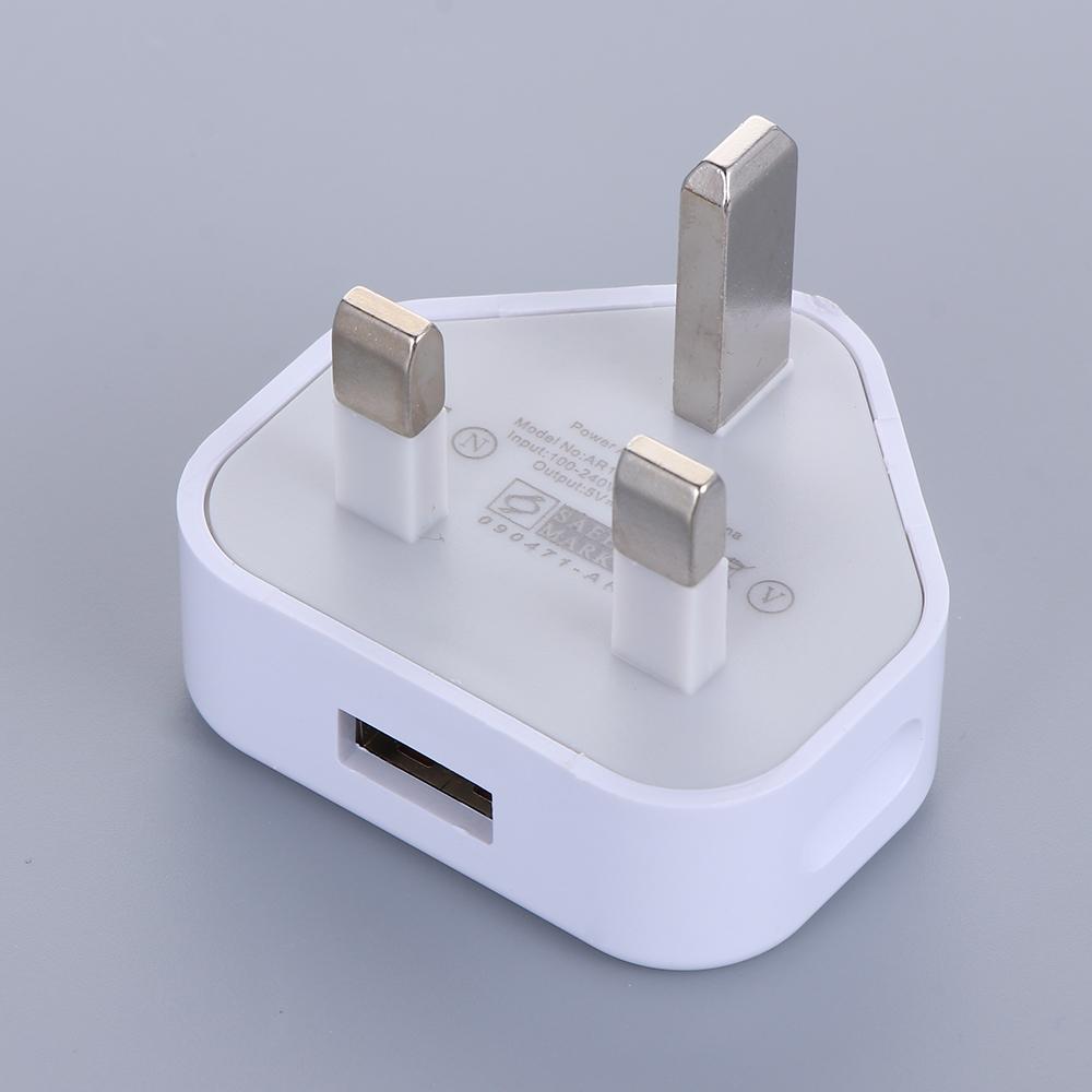 Home 5V 1A 1 Port USB USB-Ladegerät Netzteil UK-Stecker Wandladegerät