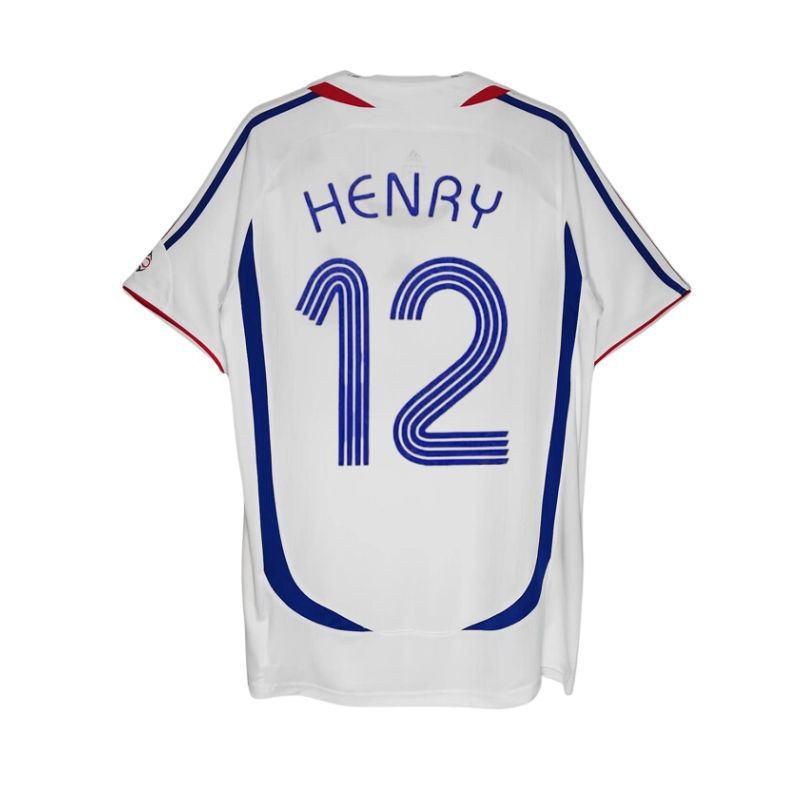 98-06 French GF Retro Thai Jersey No. 10 Zidane No. 12 Henry Short-sleeved Thai Jersey Football Jersey