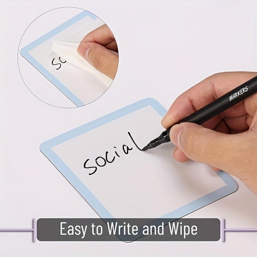 Writable Memo Boards Colorful Erasable Whiteboard Portable Label Stickers  Locker