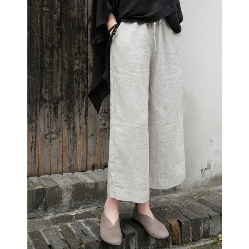 Pantalons et Pantacourts Décontractés pour Femmes JPNTKY Couleur Unie Imprimée