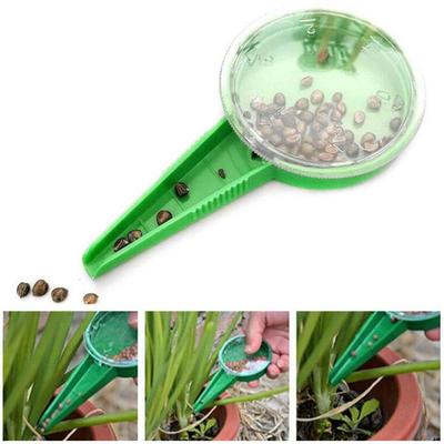 Distributeur de graines, épandeur de graines, outil de semoir de fleurs pour le jardinage, herbe de jardin réglable, voir B3K0