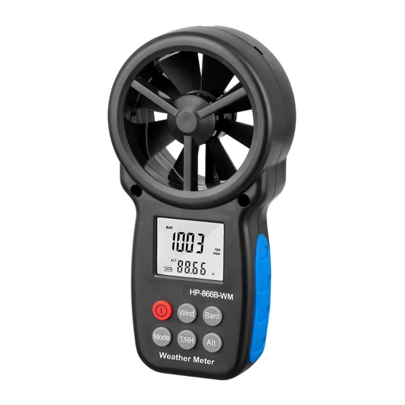 

Easy Carry Air Speed Tester with Low Power Indicator Weatherproof Anemometer for Engineers & Adventure Enthusiasts 1