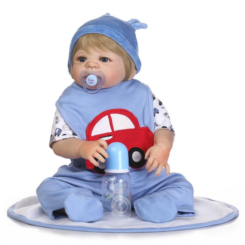 Realistic Doll Victoria - Full Glue Model Photography Prop (0-3 Months) 57 cm как