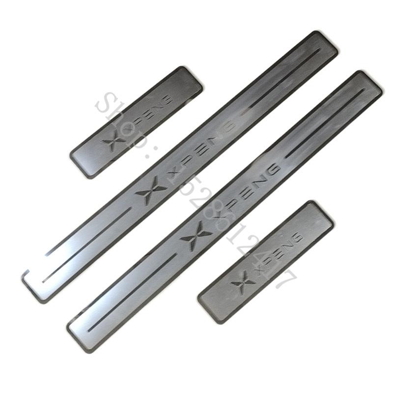For XPENG X9 P5 P7 G3 G3I G6 G9 ~2025 Scuff Plate Door Sill Entry Guards Trim Threshold Pedal Stickers Car Accessories