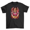 Flame Warrior Anime Character T-shirt - Unleash Your Fiery Style! Funny Unisex P
