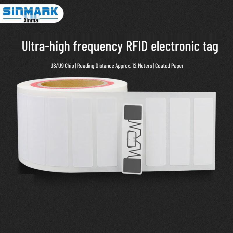 SINMARK 7018 Coated Paper UHF RFID Adhesive Labels 1000 Pcs
