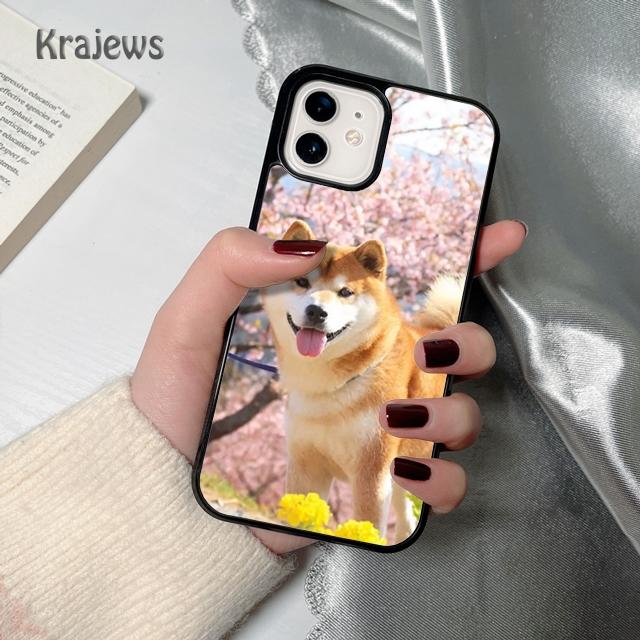 Krajews Animal Akita Dog soft Phone Case Cover For iPhone 17 Air 16 15 14 plus 12 13 pro max coque Shell Fundas