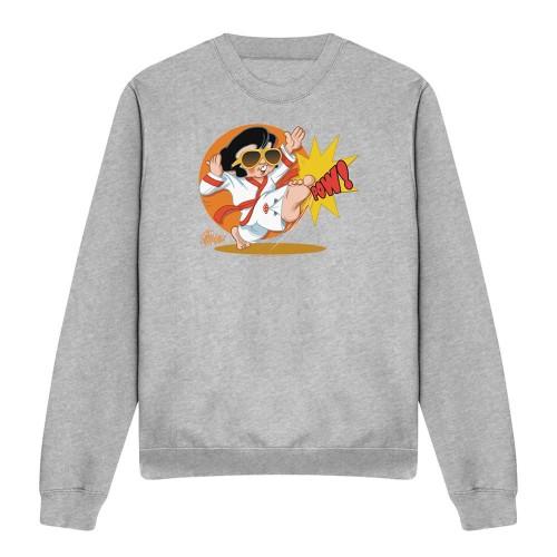 Elvis Unisex Adult Karate King Sweatshirt