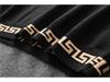 European Autumn/Winter Men's Slim Fit Embroidered Wool Half-Zip Sweater