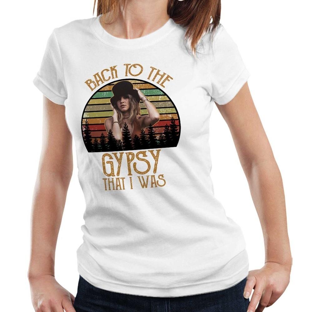 Футболка Stevie Nicks Back To The Gypsy That I Was Полуприталенная Женская Винтажная S