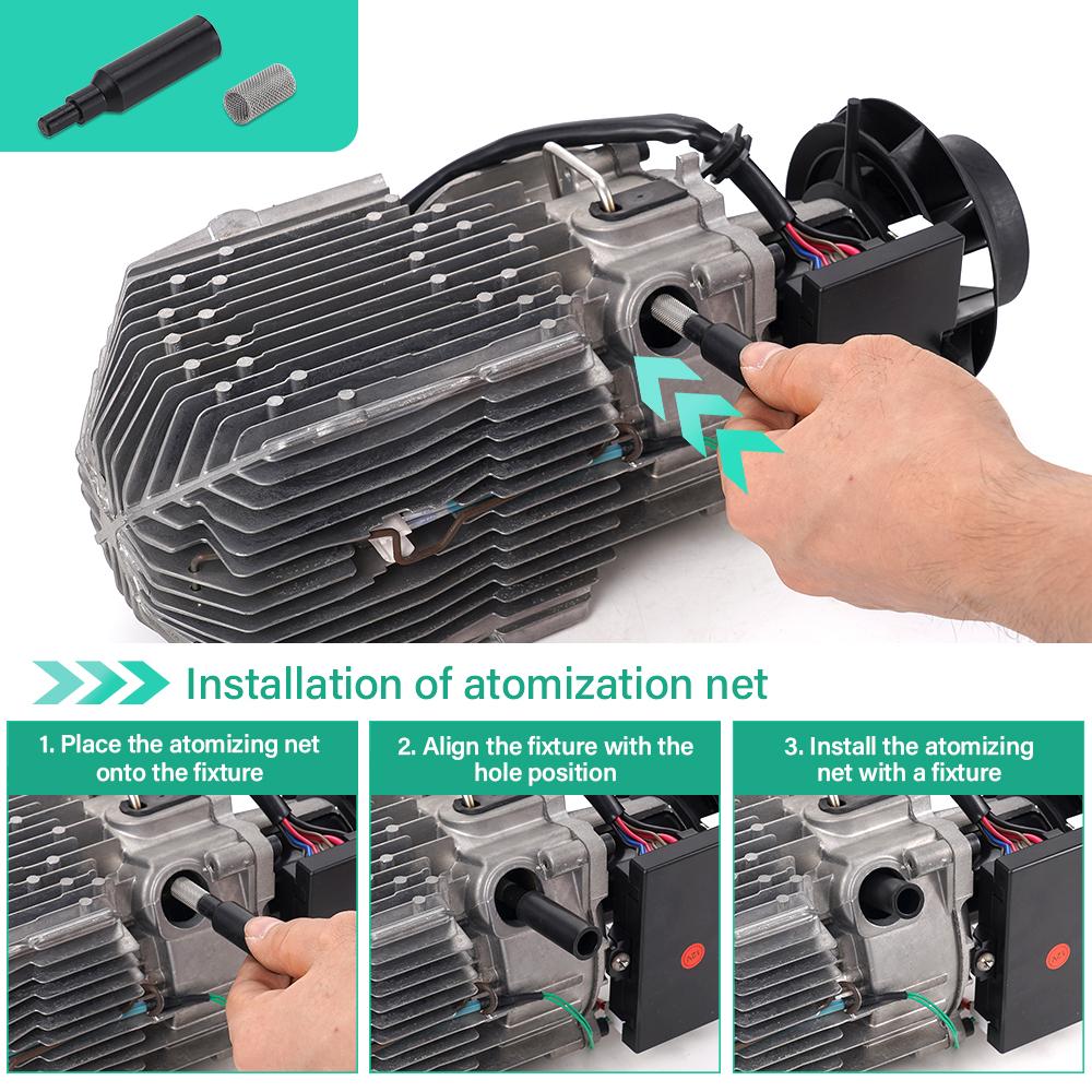 13-teiliges Set Auto Luft Diesel Dichtung Keramik Glühkerzen-Set Für 12V 2KW-8KW Chinesische Dieselheizung Standheizung Zündkerzen-Set