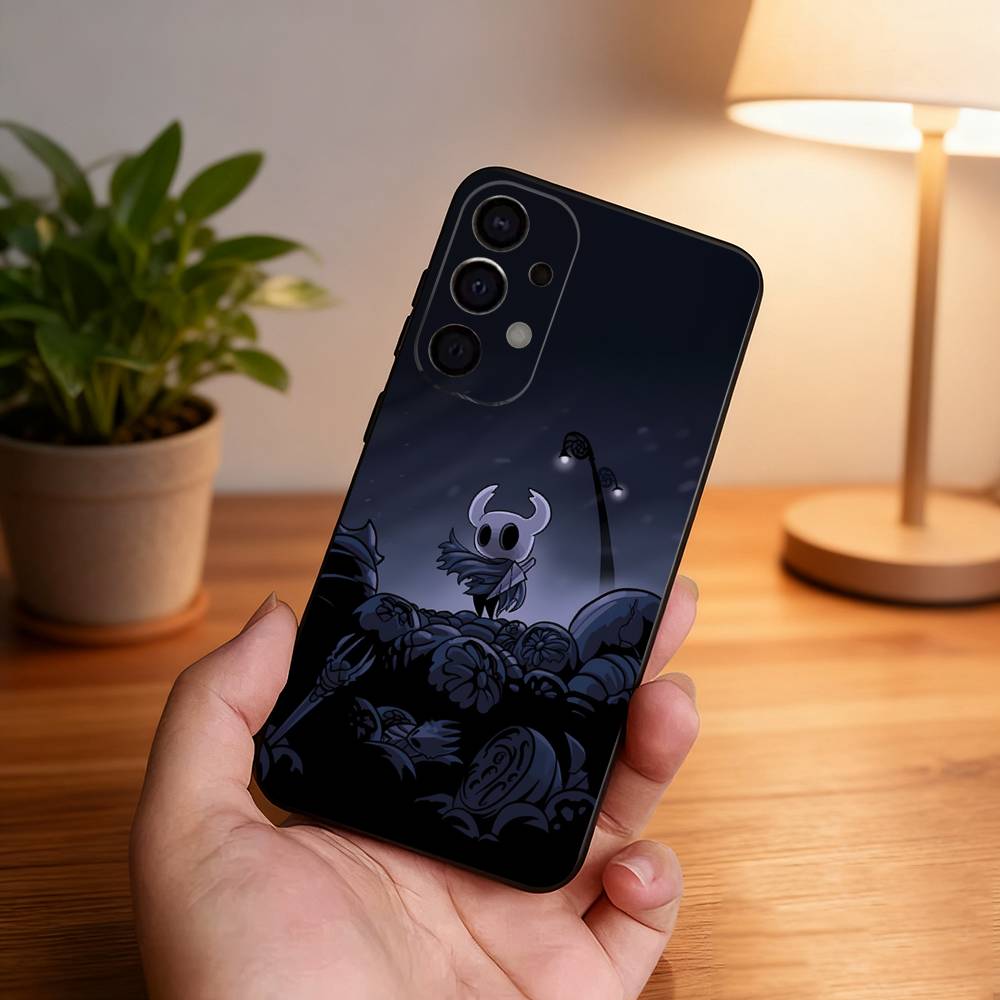 H-Hollow Knight Silksong Phone Case For Samsung S25,S24,S21,S22,S23,S30,Ultra,S20,Plus,Fe,Lite,5G Black Cover