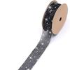 25mm Width Starry Sky Ribbon Organza Wedding Party Ribbon Gift Bouquet Wrap Ribbon  Cake Decoration