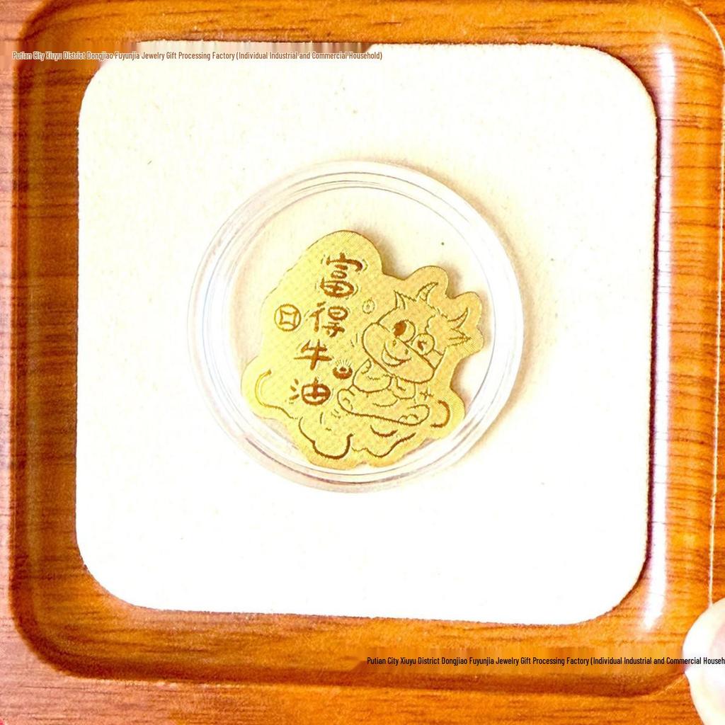 Pure Gold 999 Horse Year Phone Sticker for Wealth and Health - Popular Douyin Live Seller