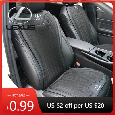 Interior Stickers Car Seat Ice Silk Cushion Backrest Seat Protector Cover Accessories For UX250h RX450h CT200h RX400h NX30