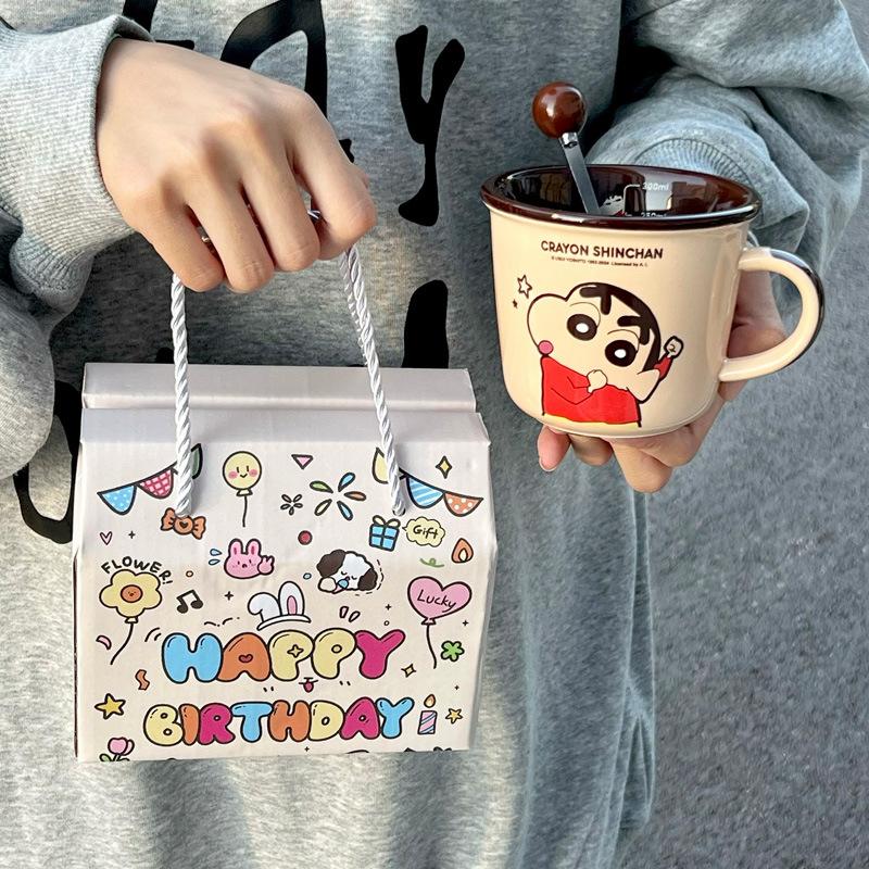 Birthday Gifts for Boys and Girls Crayon Small New Scale Cup Cute Couple Ceramic Mug Girlfriend Souvenir