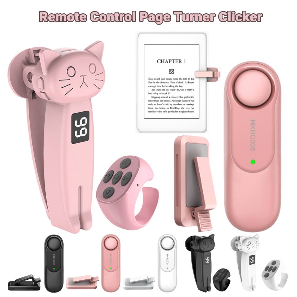 Remote Control Page Turner Camera Camcorder Remote Controls Remote Control Extenders for Kindle Paperwhite Oasis Kobo EReaders