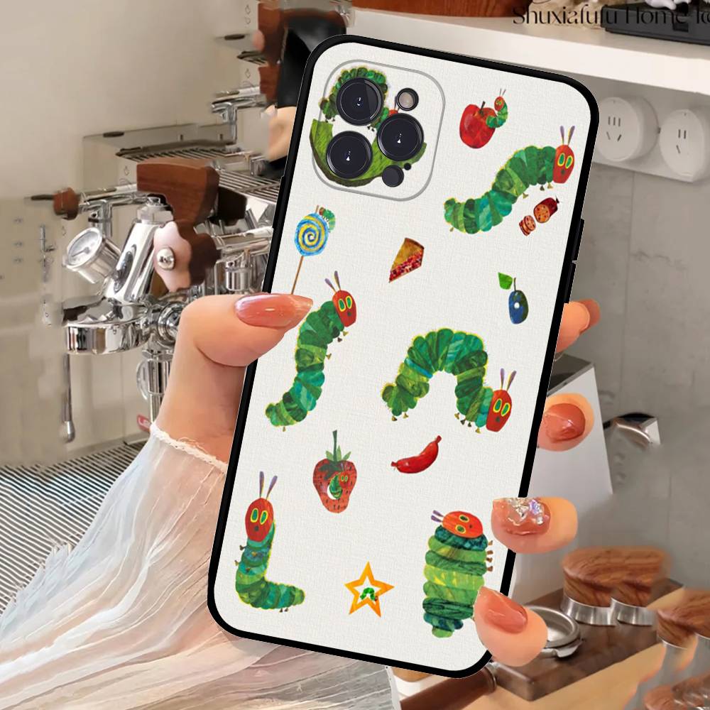 The Very Hungry Caterpillar Phone Case For IPhone 17 16 14 15 13 12 11 Pro Max Plus Silicone Soft Cover
