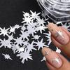 Shiny Silver Sequins Mix Shapes Star Letter Nail Glitter Slice Nail Art Stickers Decals Manicure Paillette Charms
