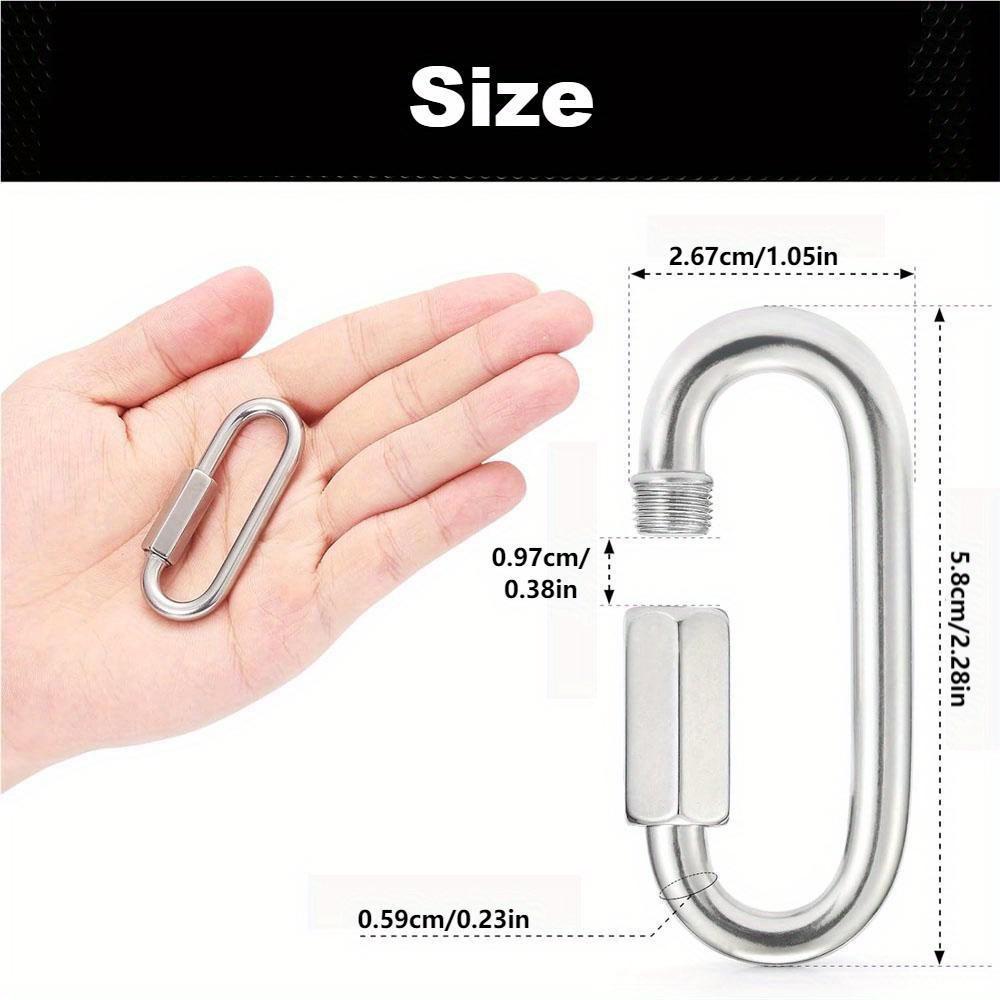 6 stuks/12 stuks Kettingschakels Snelkoppelingen - Kettingschakelaar, Kettingschakelhaken