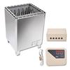 "Commercial Stainless Steel Sauna Heater with Digital Display and Stones”
