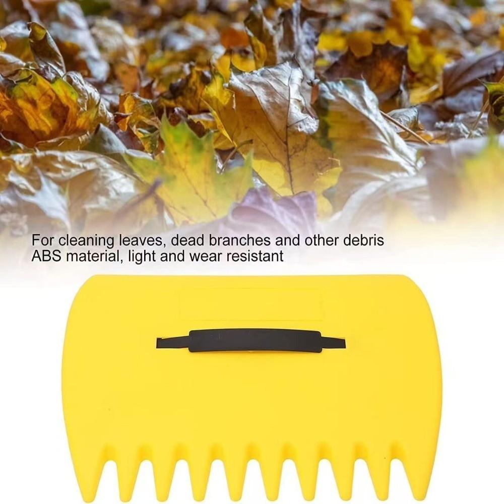 1 Pair Wear-resistant Leaf Catcher Handheld Leaf Collection Tool Garden Rake  Yard Lawn