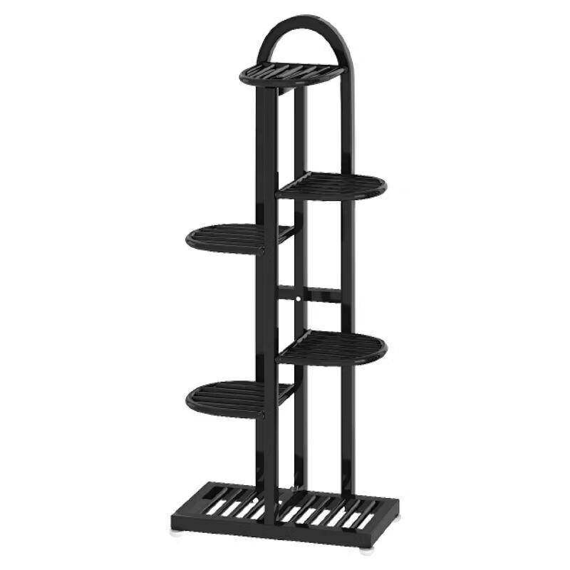 Floor-Standing Metal Flower Pot Rack