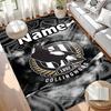 Custom Name Personalized Football Club Print Carpet, Versatile Home Decor Rug, for Playroom, Apartment, Balcony, Entryway, Hallway Gift