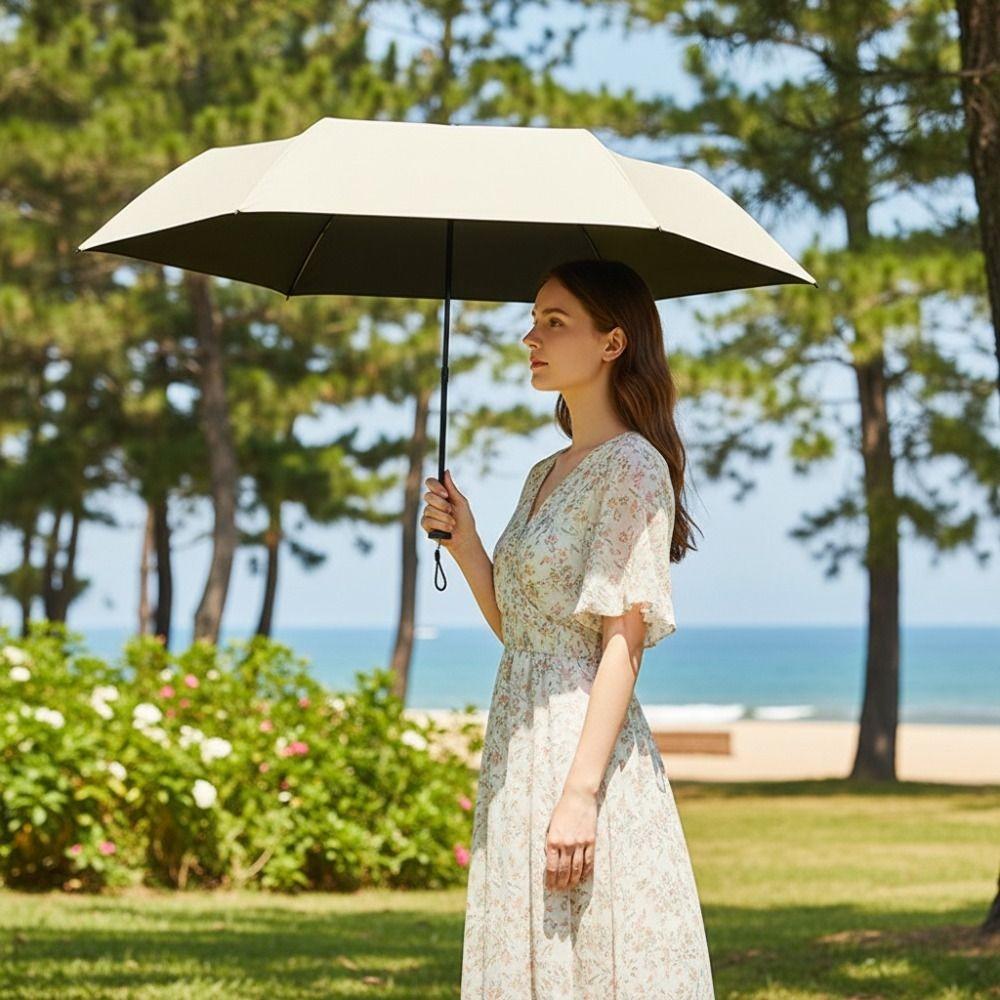 Carbon Fiber Ultra-light Sun Umbrella Sun and Rain Both Use Pocket Pencil Umbrella Summer