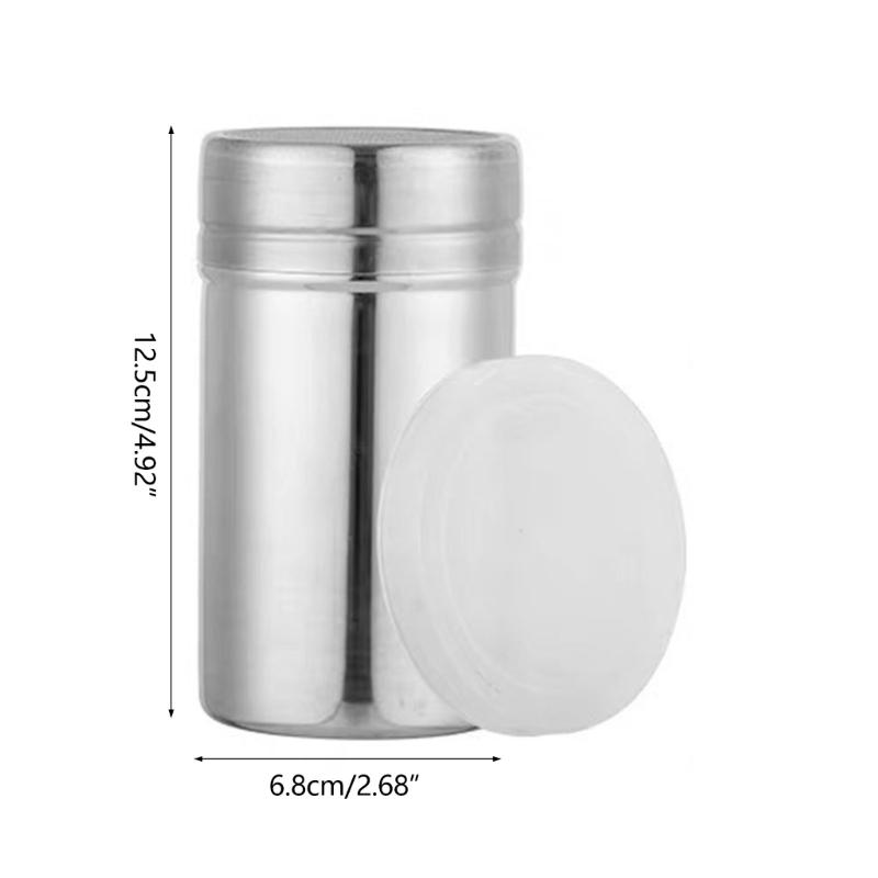 Seasoning Jar Seasoning Box Easy To Use Spices Jar Spices Tins Spices Container with Lid 304StainIess Steel Material
