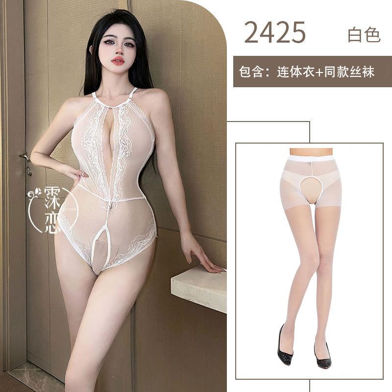 Sexy sexy underwear perspective pattern lace one-piece fun without the temptation of outdoor nightclub uniforms