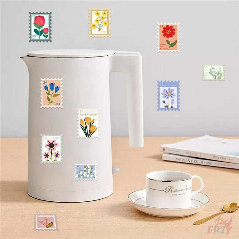 500Pcs/Roll Flower Stamps Kids Rewards Stickers - DIY Scrapbooks Album Decor Sealing Label Decals
