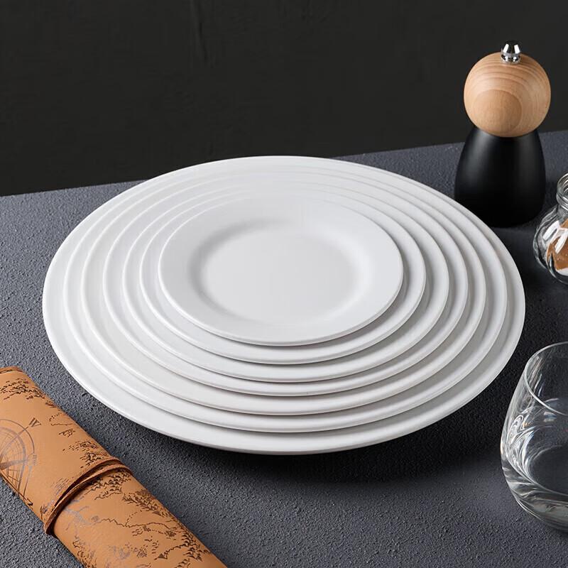 Tian Ya Jing A5 Melamine 8-inch Deep Round Plates