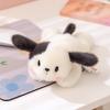 6 Styles Cuddly Lying Prone Cartoon Animal Plush Toys Soft Fluffy Panda Dog Bear Doll Lovely Desktop Pets Kawaii Gift To Girls