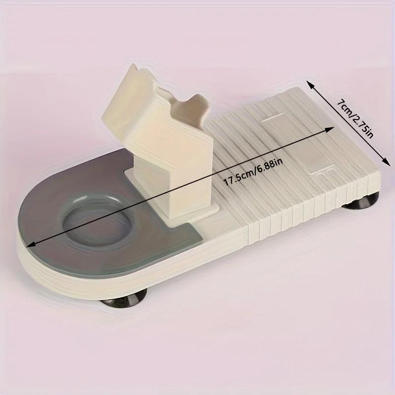 

1Pc Hot melt glue gun holder, durable plastic craft tool organizer with storage box