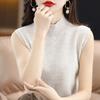 22 Autumn/Winter 100% Pure Cashmere Women's Sleeveless Vest with Half-High Neck