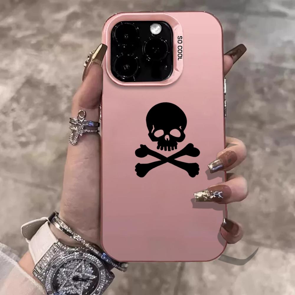 Personality Cool Fashion Phone Case For iPhone 17 Pro Max 17e 16e 15 17 Air 14 13 12 11 Pro Max 8 Plus X IMD Shockproof Cover