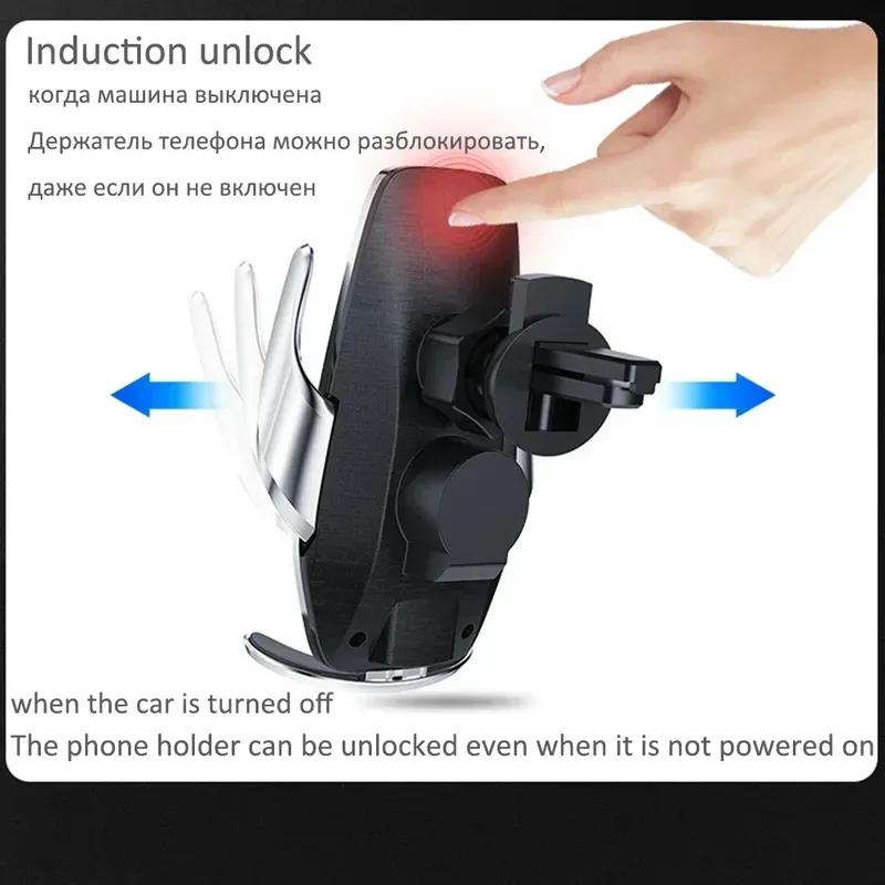 Car Phone Holder In-Car Bracket For KIA K3 2013 2014 2015-2017 Support Wireless Fast Charging Bracket Base Special Fixed Bracket