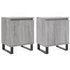 VidaXL Tables de chevet 2 pcs sonoma gris 40x30x50cm bois d'ingénierie 826857