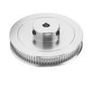 Synchronous Wheel 80T 5mm GT2 Timing Belt Pulley Alloy Steel for 3D Printer CNC Lathe Silver