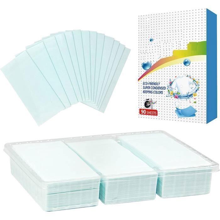 Laundry Stain Strip Sheet Detergent Capsules Tablets for Home Travel 90pcs Multicolor LAUNDRY