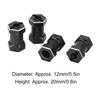 4PCS 12mm RC Wheel Hex Hub with 20mm Offset Extension Crawlers Wheel Hex Drive Adapter for 1Celsius10 RC Crawler Repairing and Upgrading
