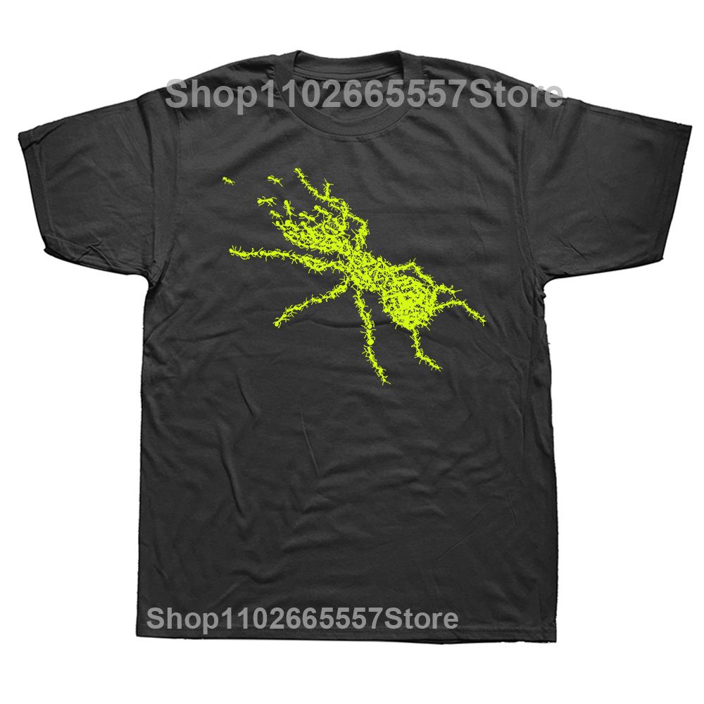 Funny Ants Party T Shirts Summer Tee Tops Round Neck ShortSleeve Fashion Ant Keeper Farm Tshirt Clothing Casual Basic Tshirts