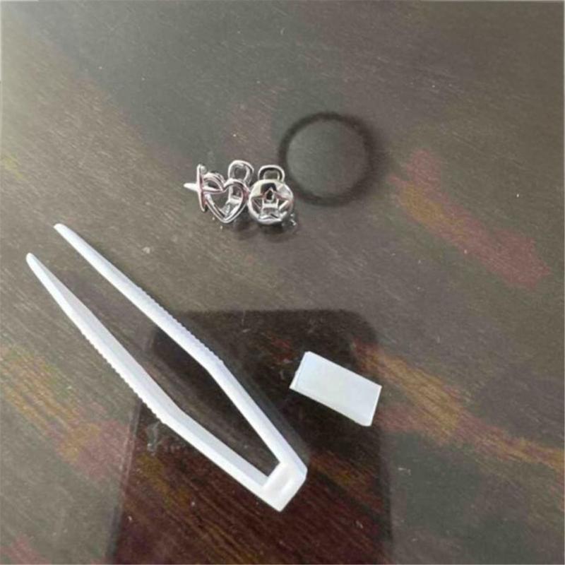 Stars Motif Dental Grills Jewelry Silver Gold Tooth Caps Brass Material Corrosion Resistant Unisex Fashion Accessories